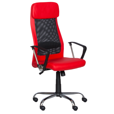 Президентски офис стол Carmen 6184 M - червен