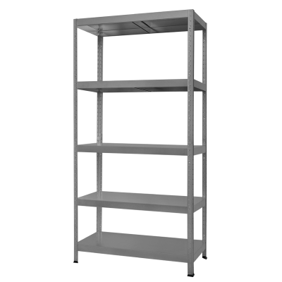 Метален стелаж HARD 180x100x40 см, до 130 кг на рафт - сив