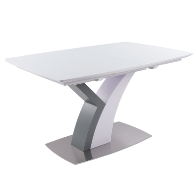 Разтегателна трапезна маса OMIS - бяла