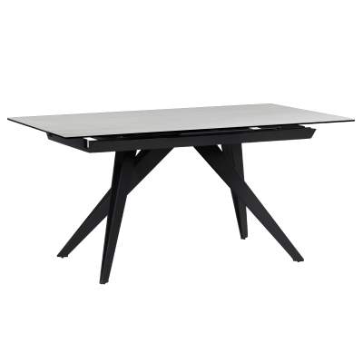 Разтегателна трапезна маса KONIN - бяла