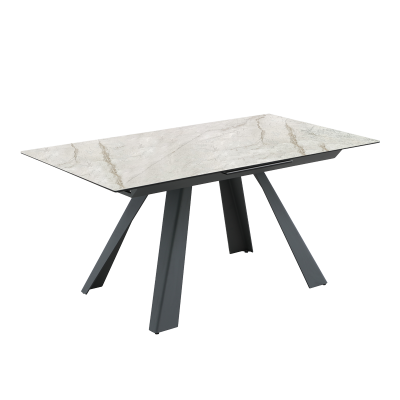 Разтегателна трапезна маса LASK - сива