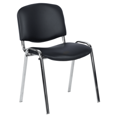 Посетителски стол Carmen 1135-1 LUX - черен N