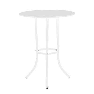 Метална градинска маса NIGER D 60 - бяла