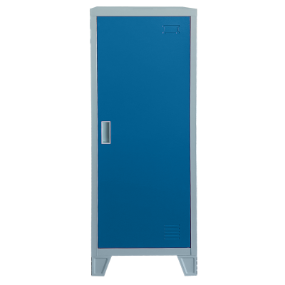 Метален шкаф Carmen CR-1605-1 JZ - сив / син