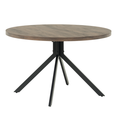 Трапезна маса LUDVIKA - орех / черно