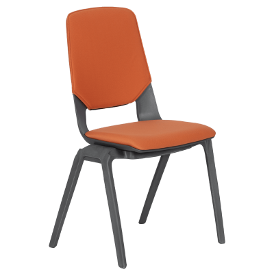 Посетителски стол LIMBER - оранжев