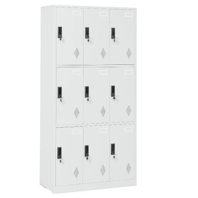 Метален шкаф Carmen CR-1244 GR - сив