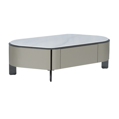 Холна маса PALMER - бял-капучино