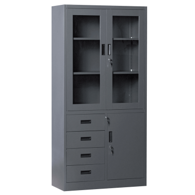 Метален шкаф Carmen CR-1278 E L SAND - графит