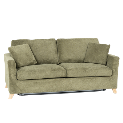 Разтегателен диван - тройка FIZI - зелен Е75