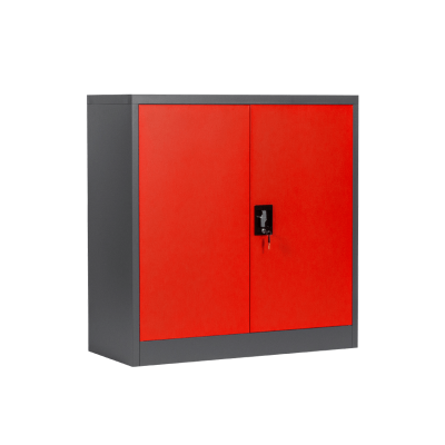 Метален шкаф Carmen CR-1239 E J SAND - червен-графит