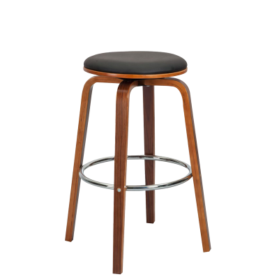 Бар стол Carmen 4030 - орех/черен