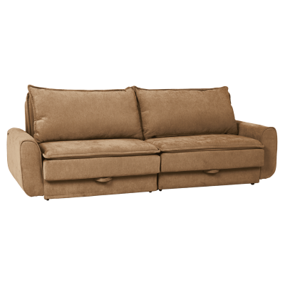 Разтегателен диван - тройка BALAMBA - охра Н37