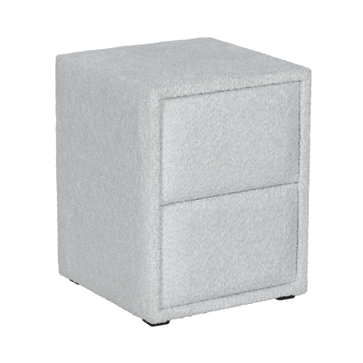 Нощно шкафче за спалня CANCUN - сребърен AN