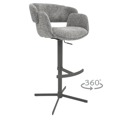 Бар стол PAIDE 8 - сив 44