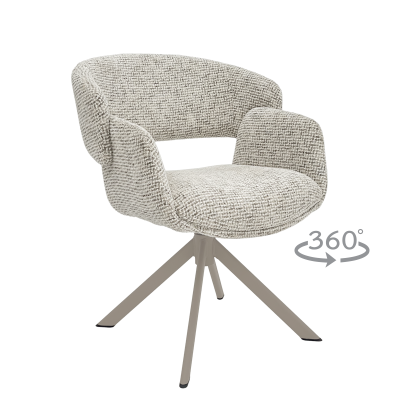 Трапезен стол VORU - бял 29