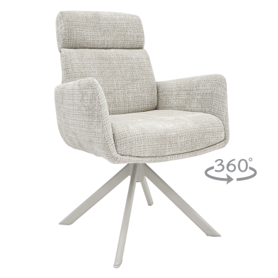 Трапезен стол TORVA 6 - бял 01