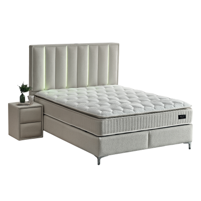 Тапицирана спалня с матрак MINI MOONLIGHT 140 х 200 - крем 01
