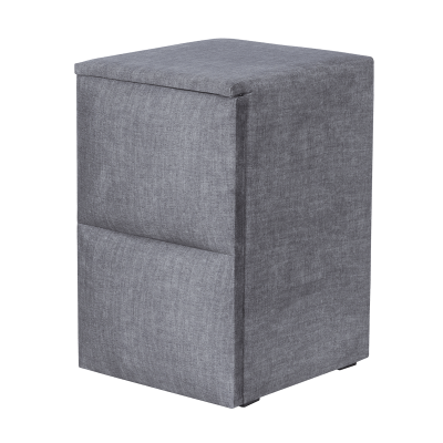 Нощно шкафче за спалня PUZZLE ляво - сив 16