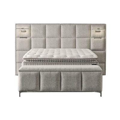 Тапицирана спалня с матрак I SLEEP 180 х 200 - шампанско 318