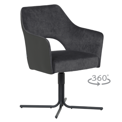 Трапезен стол PARNU - антрацит N