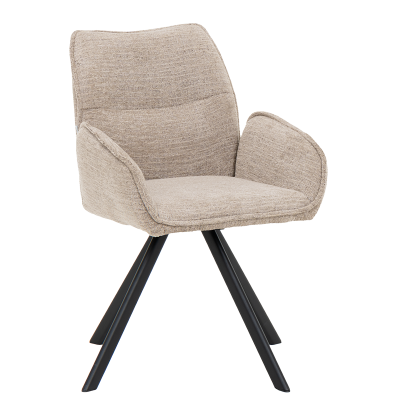 Трапезен стол ULSAN - бежов L64