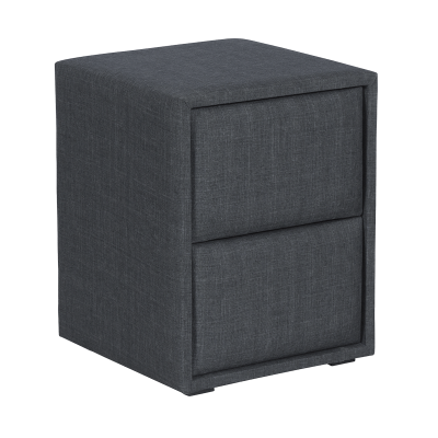 Нощно шкафче за спалня COTTON - графит 501