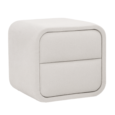 Нощно шкафче за спалня HUGO - перла SY