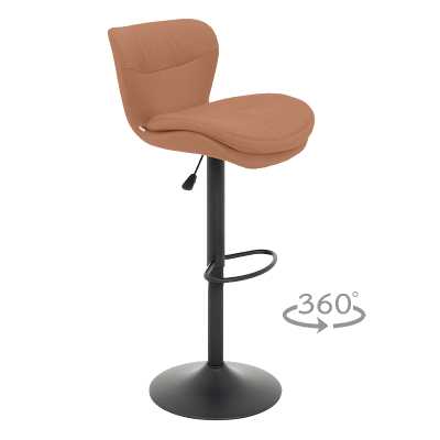 Бар стол MORANT - светлокафяв