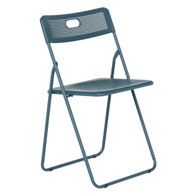 Сгъваем стол TRANAS - петролено син