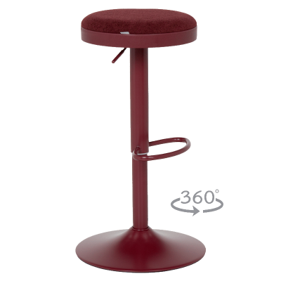 Бар стол BARACO - червен