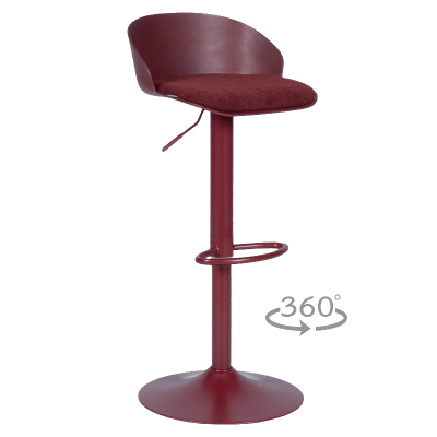 Бар стол ARELATE - червен