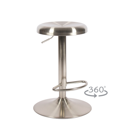 Бар стол URFA - сребърен