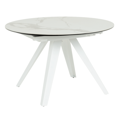 Разтегателна трапезна маса BOLKOW - бял 02