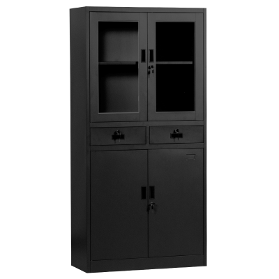 Метален шкаф Carmen CR-1247 J SAND - черен