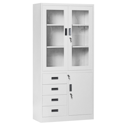 Метален шкаф Carmen CR-1278 J - сив