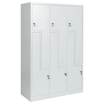 Метален шкаф Carmen CR-1294 J - сив