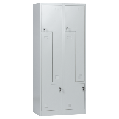 Метален шкаф Carmen CR-1280 J - сив