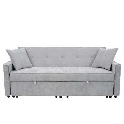 Разтегателен диван - тройка KENGE - сив