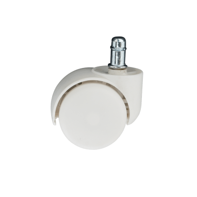 Комплект полипропиленови колела за офис стол 5 бр. - бели