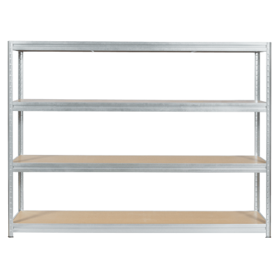 Метален стелаж MEGA 177x240x45 см, до 450 кг на рафт - цинк