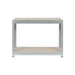 Метален стелаж MEGA 87x160x60 см, до 600 кг на рафт - цинк