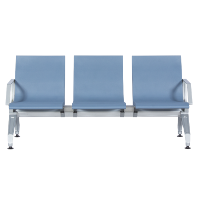 Посетителска пейка с 3 места Carmen CR-1034-4 - синя