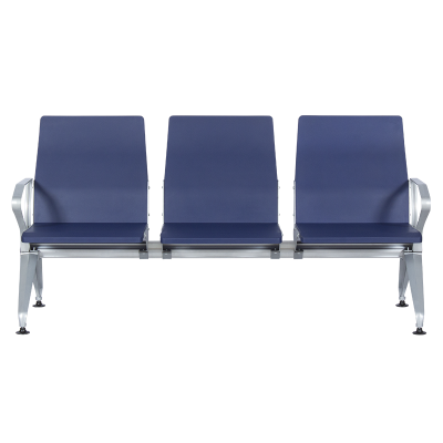 Посетителска пейка с 3 места Carmen CR-1036-3 - синя