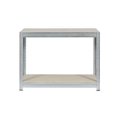 Метален стелаж MEGA 87x120x60 см, до 600 кг на рафт - цинк