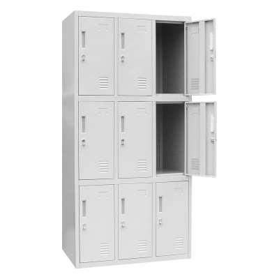 Метален шкаф Carmen CR-1274 J - сив