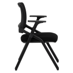 Посетителски стол Carmen 1707 - черен