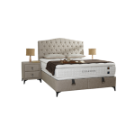 Тапицирана спалня с матрак COOL WOOL 160 x 200 - бежов 3