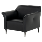 Кожен фотьойл NEXO LUX - черен