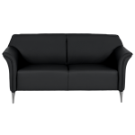 Кожен диван - тройка NEXO LUX - черен